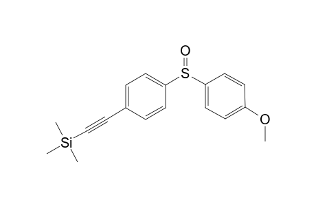 ({4-[(4-Methoxyphenyl)sulfinyl]phenyl}ethynyl)(trimethyl)silane
