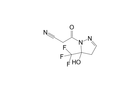 1-(Cyanoacetyl)-5-hydroxy-5-(trifluoromethyl)-4,5-dihydro-1H-pyrazole