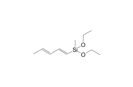 Diethoxy(methyl)((1E,3E)-penta-1,3-dien-1-yl)silane