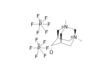 1,3-DIMETHYL-1,3-DIAZONIATRICYClO-[3.3.1.1(3.7)]-DECAN-6-OL-DIHEXAFLUOROPHOSPHATE