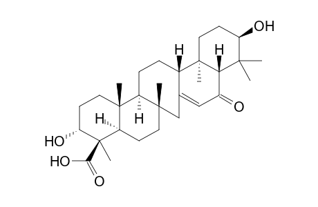 16-Oxo-3.alpha.,21.beta.-dihydroxyserrat-14-en-24-oic acid