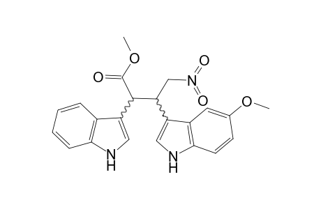 Methyl 2-(3-1H-Indolyl)-3-(5-methoxy-1H-indol-3-yl)-4-nitrobutanoate diastereomer