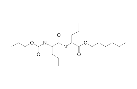 L-Norvalyl-L-norvaline, N-propoxycarbonyl-, hexyl ester