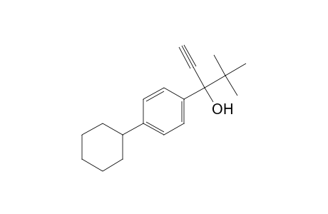 alpha-tert-BUTYL-p-CYCLOHEXYL-alpha-ETHYNYLBENZYL ALCOHOL