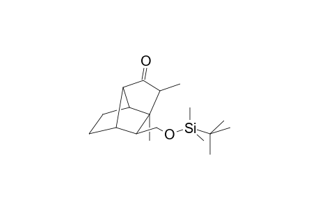 1,4-METHANOPENTALEN-3(2H)-ONE, 7-[[[(1,1-DIMETHYLETHYL)DIMETHYLSILYL]OXY]METHYL]HEXAHYDRO-1,2-DIMETHYL-