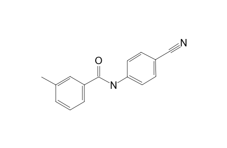 N-(4-cyanophenyl)-3-methylbenzamide