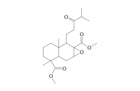 2-(3-keto-4-methyl-pentyl)-2a,6-dimethyl-3,4,5,6a,7,7a-hexahydro-2H-naphtho[6,7-b]oxirene-1a,6-dicarboxylic acid dimethyl ester