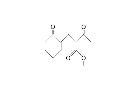 3-Oxo-2-(6-oxo-cyclohex-1-enylmethyl)-butyric acid methyl ester