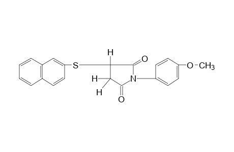 N-(p-methoxyphenyl)-2-[(2-naphthyl)thio]succinimide