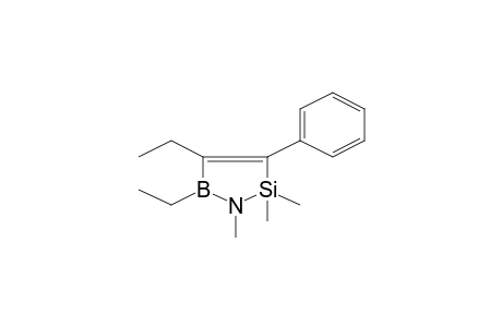 1-Aza-2-sila-5-boracyclopent-3-ene, 4,5-diethyl-1,2,2-trimethyl-3-phenyl-