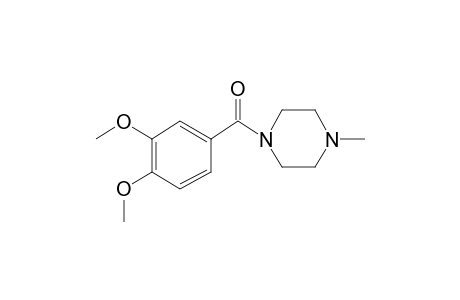 (3,4-Dimethoxyphenyl)(4-methylpiperazin-1-yl)methanone