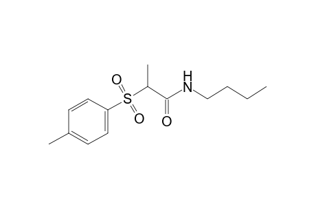 N-butyl-2-(p-tolylsulfonyl)propionamide