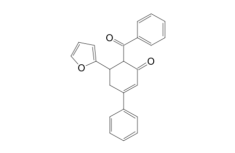6-benzoyl-5-(2-furyl)-3-phenyl-2-cyclohexen-1-one