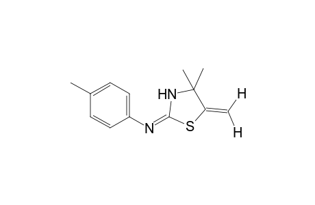 4,4-dimethyl-5-methylene-2-(p-tolylimino)thiazolidine