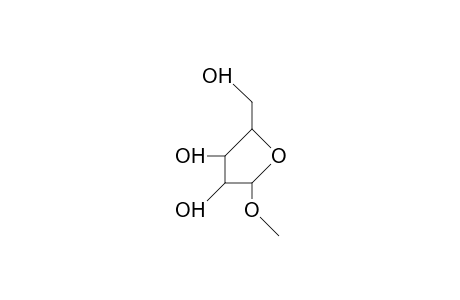 1-Methyl.beta.-D-ribofuranoside