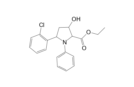 Ethyl 5-(2-chlorophenyl)-3-hydroxy-1-phenylpyrrolidine-2-carboxylate