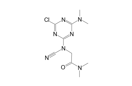 2-[[4-chloro-6-(dimethylamino)-1,3,5-triazin-2-yl](cyano)amino]-N,N-dimethylacetamide