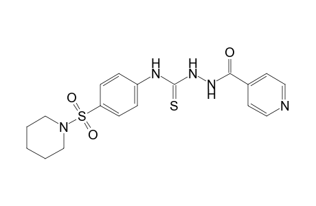 1-isonicotinoyl-4-[p-(piperidinosulfonyl)phenyl]-3-thiosemicarbazide