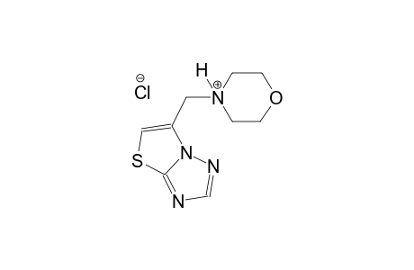 4-([1,3]thiazolo[3,2-b][1,2,4]triazol-6-ylmethyl)morpholin-4-ium chloride