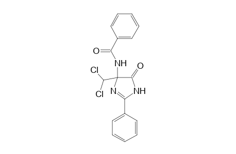 N-[4-(Dichloromethyl)-5-oxo-2-phenyl-4,5-dihydro-1H-imidazol-4-yl]benzamide