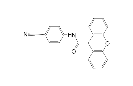 N-(4-cyanophenyl)-9H-xanthene-9-carboxamide