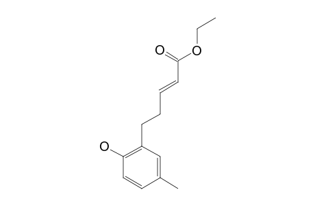 ETHYL-5-(2-HYDROXY-5-METHYL-PHENYL)-2-PENTENOATE