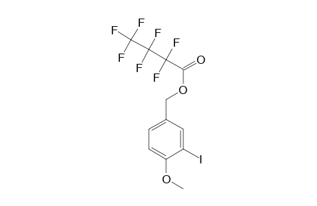 3-Iodo-4-methoxybenzyl alcohol, heptafluorobutyrate