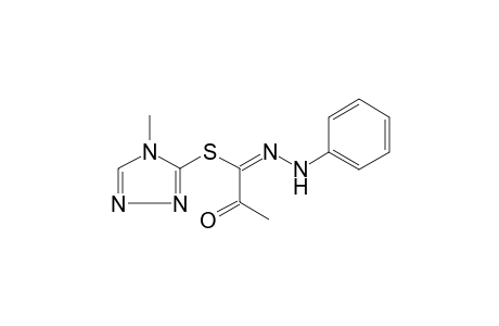 propanehydrazonothioic acid, 2-oxo-N-phenyl-, 4-methyl-4H-1,2,4-triazol-3-yl ester, (1E)-