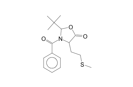 5-Oxazolidinone, 3-benzoyl-2-(1,1-dimethylethyl)-4-[2-(methylthio)ethyl]-, (2S-cis)-