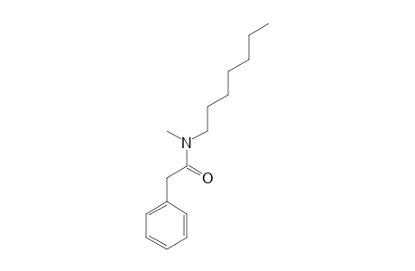 Benzeneacetamide, N-heptyl-N-methyl-