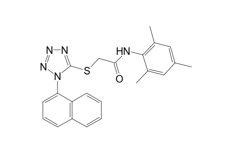 acetamide, 2-[[1-(1-naphthalenyl)-1H-tetrazol-5-yl]thio]-N-(2,4,6-trimethylphenyl)-