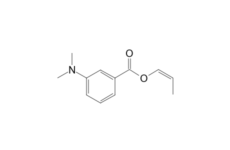 (Z)-prop-1-enyl 3-(dimethylamino)benzoate