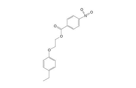 2-(p-ethylphenoxy)ethanol, p-nitrobenzoate