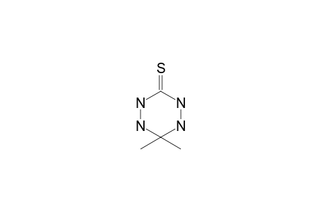 6,6-dimethyltetrahydro-s-tetrazine-3(2H)-thione