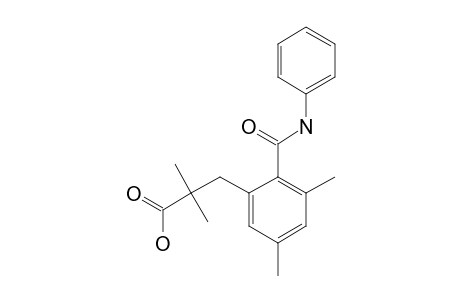 2-(PHENYLCARBAMOYL)-alpha,alpha,3,5-TETRAMETHYLHYDROCINNAMIC ACID