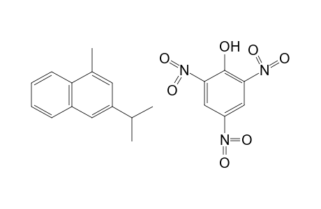 3-isopropyl-1-methylnaphthalene, monopicrate