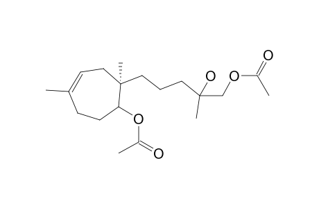 6-Acetoxy-3,7-dimethyl-7-(4-acetoxymethyl-4-hydroxypentyl)-2-cycloheptene