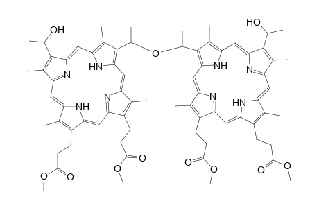 21H,23H-Porphine-2,18-dipropanoic acid, (oxydiethylidene)bis[(1-hydroxyethyl)-3,17,?,?-tetramethyl-, dimethyl ester