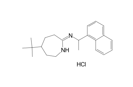 5-tert-butylhexahydro-2-{[1-(1-naphthyl)ethyl]imino}-1H-azepine, monohydrochloride