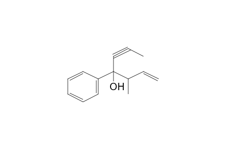 3-Methyl-4-phenylhept-1-en-5-yn-4-ol