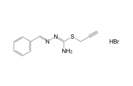 1-benzylidene-3-(2-propynyl)-3-thioisosemicarbazide, monohydrobromide