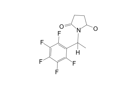 N-[(S)-1'-(2'',3'',4'',5'',6''-Pentafluorophenyl)ethyl]-5-hydroxypyrrolidin-2-one