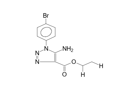 5-Amino-1-(4-bromo-phenyl)-1,2,3-triazole-4-carboxylic acid, ethyl ester