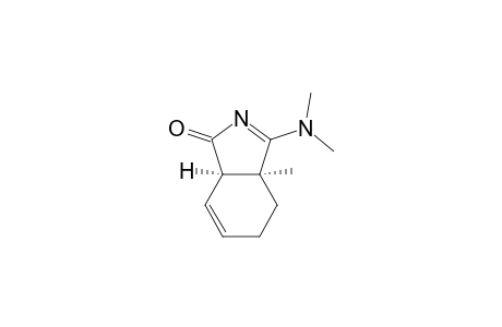 1H-Isoindol-1-one, 3-(dimethylamino)-3a,4,5,7a-tetrahydro-3a-methyl-, cis-