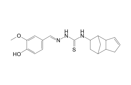 vanillin, 4-(3a,4,5,6,7,7a-hexahydro-4,7-methanoinden-5-yl)-3-thiosemicarbazone