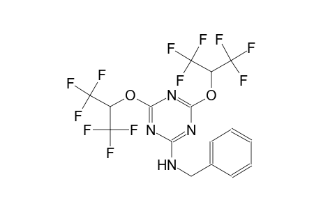 1,3,5-Triazine, 2-benzylamino-4,6-bis(2,2,2-trifluoro-1-trifluoromethylethoxy)-