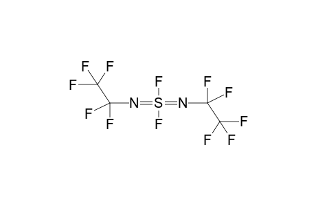 DIFLUOROBIS(PENTAFLUOROETHYLIMINO)SULPHUR