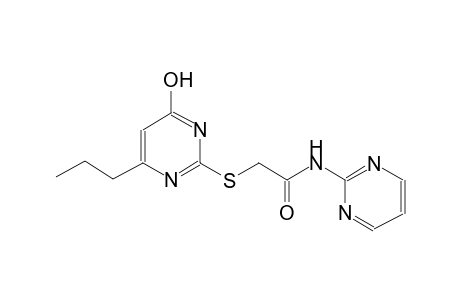 acetamide, 2-[(4-hydroxy-6-propyl-2-pyrimidinyl)thio]-N-(2-pyrimidinyl)-