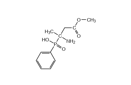 3-amino-3-(hydroxyphenylphosphinyl)butyric acid, 1-methyl ester