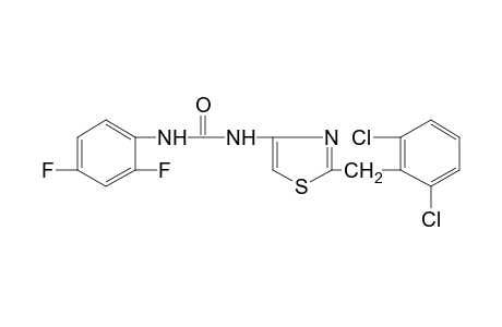 1-[2-(2,6-dichlorobenzyl)-4-thiazolyl]-3-(2,4-difluorophenyl)urea